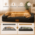 VELUNA® Orthopädisches Hundebett für gesunde Gelenke mit kühlendem Komfortbezug